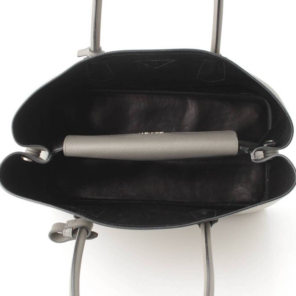 Prada Saffiano Cuir Leather Tote Bag Gray - Picture 6 of 10